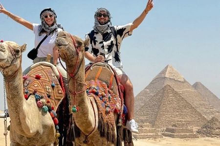 VIP Private Tour Giza Pyramids Sphinx Camel Ride Inside Pyramid