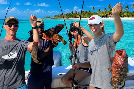 Shared bottom fishing with Beers and lunch!