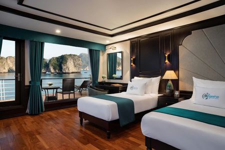 From Ninh Binh: 2D1N 5 Star Lan Ha Bay Cruise w/ Private Balcony
