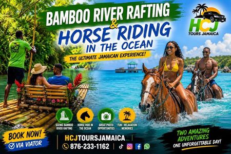 Horse Riding & Bamboo River Rafting