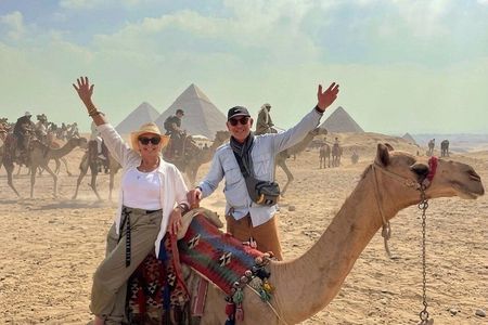 VIP Private Tour Giza Pyramids Saqqara Memphis All Inclusive