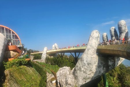 GOLDEN BRIDGE BA NA HILLS& CABLE CAR RIDE & Buffet Lunch(Private)