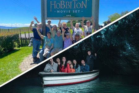 Hobbiton & Waitomo Caves Day Tour with Lunch from Auckland