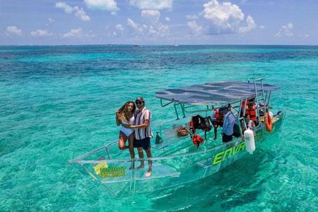 Clear Boat Ride at Isla Mujeres