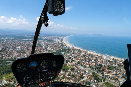 Private Helicopter Tour With Romantic Lunch At The Beach Town Of Guarujá