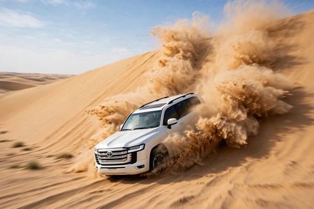 Dubai Red Dune Safari with 4x4 Dune Bashing, Camel Ride & BBQ