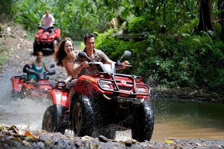 Samana ATV Tour to El Limon Waterfall and Moron Beach with Lunch