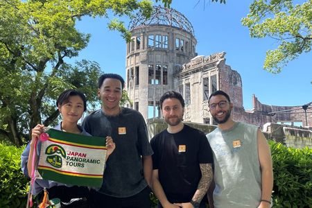 Hiroshima Walking: A-Bomb Dome, Museum, School, Tram & Lunch
