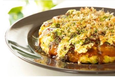 Osaka Okonomiyaki,Omusoba,Wagashi & Matcha Cooking Class