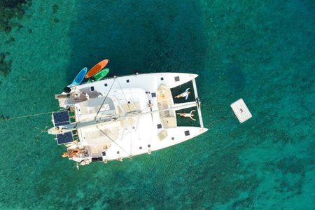 Heraklion: Dia Catamaran Cruise with Lunch by Top-50 Greek Chef