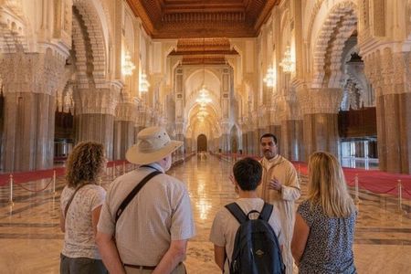 Full Casablanca City Tour with Hassan II mosque Ticket Option