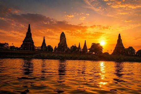 Ayutthaya Private Tour: Temples & Boat Cruise, Day or Sunset