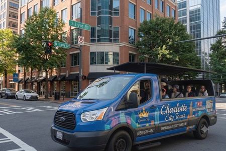 Charlotte Historical Guided Open-Air Small Group Minibus Tour