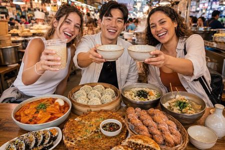 Seoul Gwangjang Market Street Food Tour