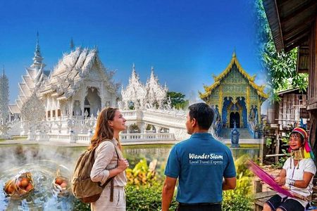 Chiang Rai: White, Blue, Red Temples and Long Neck Village Tour