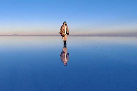 Uyuni Salt Tour 1 Day with English Guide Sunset Reflections
