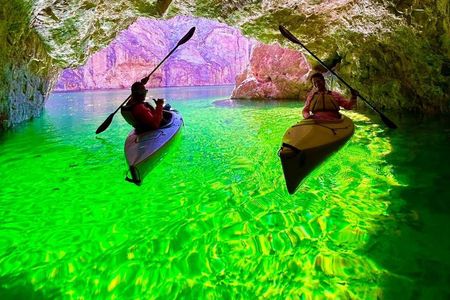 Emerald Cave Kayaking Tour from Las Vegas, Best Dam 1/2 Day Trip