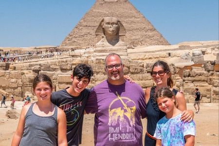Giza Pyramids and Sphinx Private Tour with Camel Ride