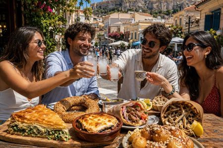 Athens Street Food Tour: Moussaka & Souvlaki Kebab