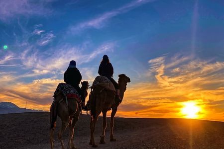 Marrakech to Agafay Desert Sunset: Camel Ride & Dinner Show