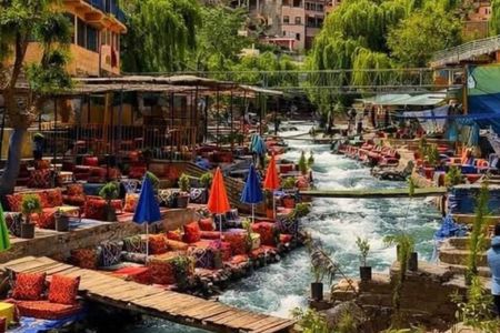 Atlas Mountains Ourika Valley and Waterfall Tour with Lunch
