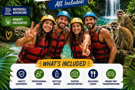 Shore Excursion | Monkey encounter & Damajagua Waterfalls