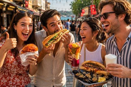 Kadıköy Street Food Crawl: Wet Burgers & Fish Sandwiches