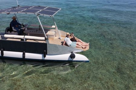Romantic Private Tour for 2 on your own Solar Powered Boat