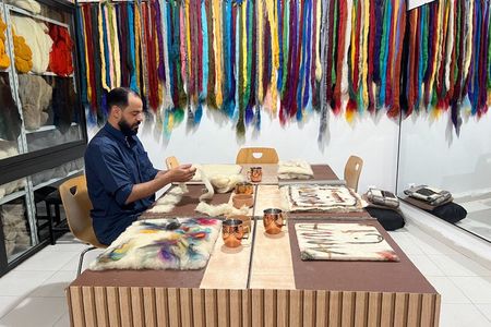 Traditional Moroccan Felt Making with Local Artisan as Guide