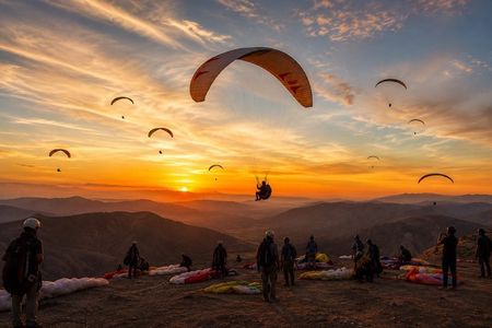 Marrakech Paragliding Tandem Flight Over Agafay Desert