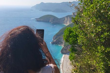 From Corfu Port: Private Jeep Adventure with Views & Swimming