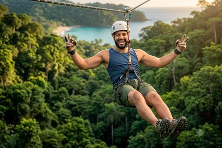 4 in 1: Buggies Zipline Waterfalls & Lunch In Puerto Plata