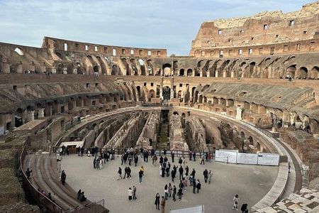Colosseum Admission with Arena Floor, Forum Palatine & Audioguide