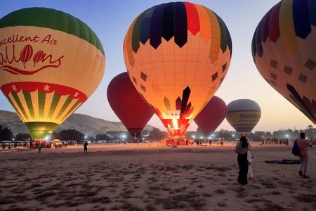 Sunrise Hot Air Balloon Ride with Stunning ancient temples views
