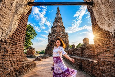 Bangkok: Ayutthaya UNESCO Temples with Tickets, Lunch & Boat
