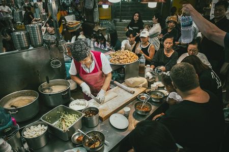 Seoul Street Food Walk Taste Gwangjang Market Delicacies