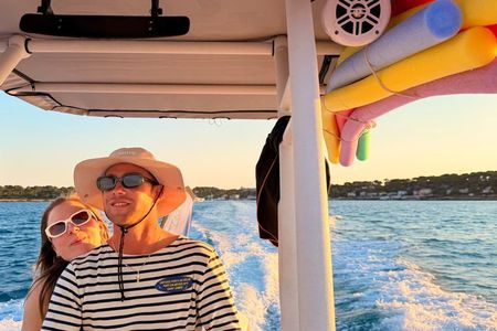 Cagnes Sunset Boat Cruise to Cap d'Antibes with snorkeling