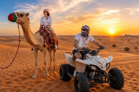 Dubai Evening Desert Safari with Pickup, BBQ & 5 Live Shows