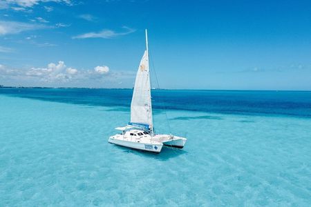 Full Day Luxurious Catamaran Adventure Cancún to Isla Mujeres