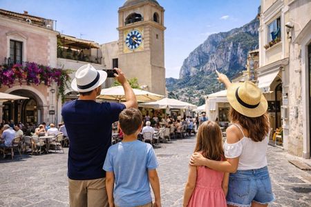 Capri and Anacapri: Boat Tour, Minibus, Chair Lift and Lunch
