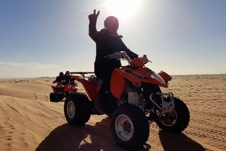 Douz ATV Quad Adventure: Sunset Ride & Overnight Camp