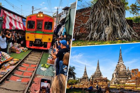 Private Tour: Railway & Floating Market - Half-Day or Ayutthaya