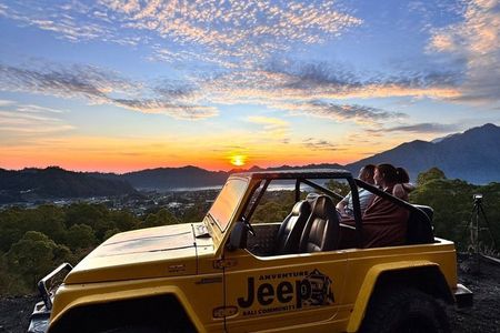 Mount Batur Sunrise & Black Lava Jeep Tour with Hotel Transfer