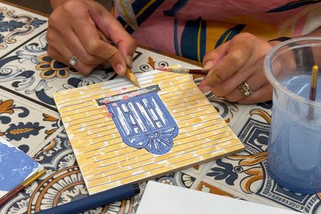Goan Azulejos Tile Painting Workshop