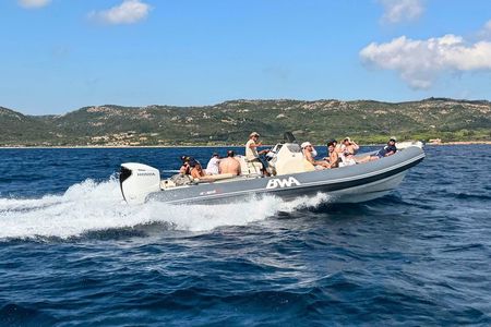 From Cannigione or Baja Sardinia RIB tour to La Maddalena