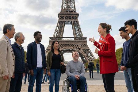 Eiffel Tower Elevator Tour with Interactive Guide+Optional Summit