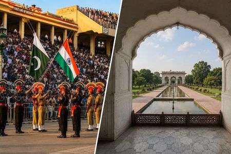 Lahore: Wagah Border Flag Ceremony & Shalimar Gardens Tour