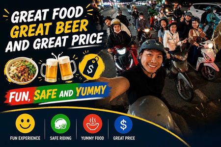 Da Nang Michelin Street Foods & 5 Craft Beer Tasting by Motorbike