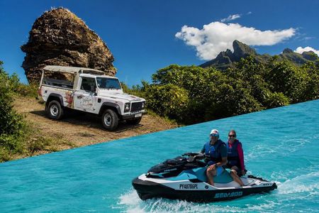 Bora Bora 4WD Tour Including Lunch at Lucky House & Jet Ski Tour