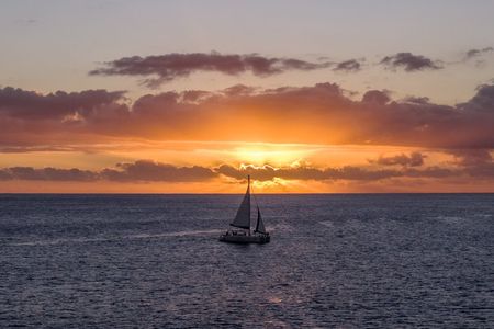 Black River: 5 Hours Private catamaran sunset cruise with dinner